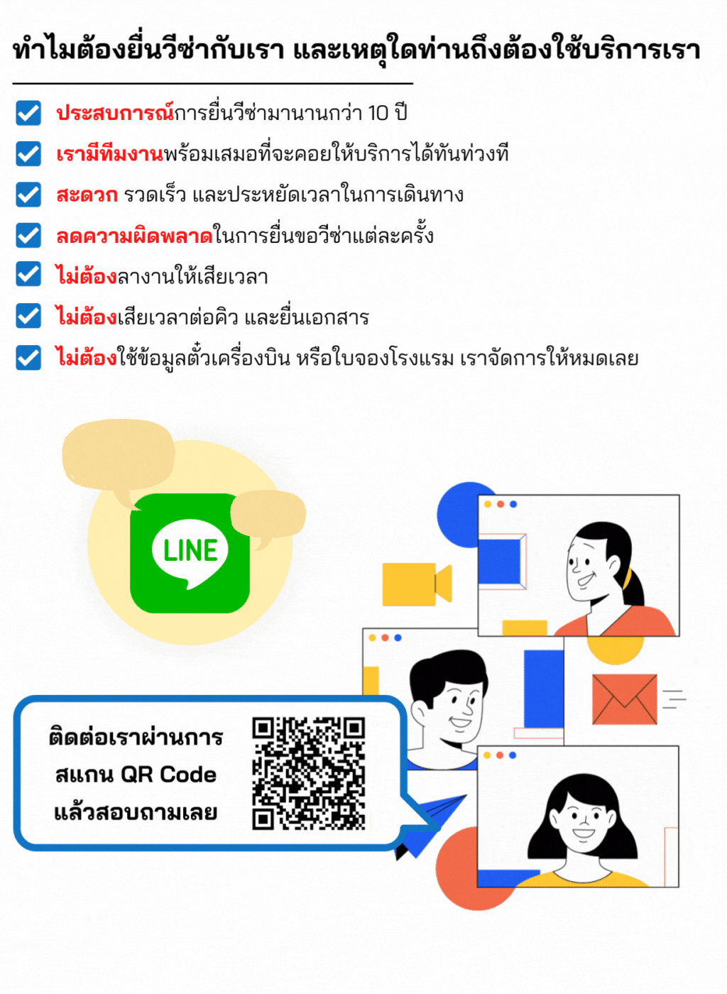 วิธีการจองบริการวีซ่าออนไลน์